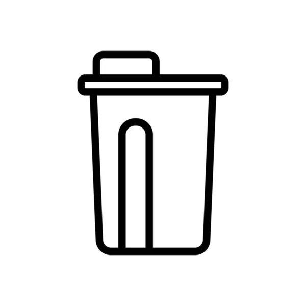 Μεσημεριανό Γυάλινο Μπουκάλι Διάνυσμα Εικονίδιο Πινακίδα Γυάλινη Φιάλη Γεύμα Απομονωμένη — Διανυσματικό Αρχείο