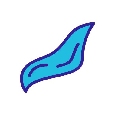 Simge vektörünü temizlemek için yumuşak kumaş. Temizlik işareti için yumuşak bez. renk sembolü çizimi