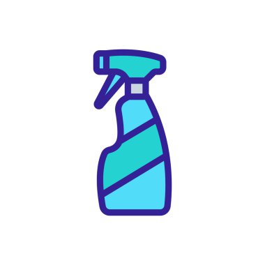 Simge vektörü püskürtmek için sprey. Püskürtme işareti için sprey. renk sembolü çizimi