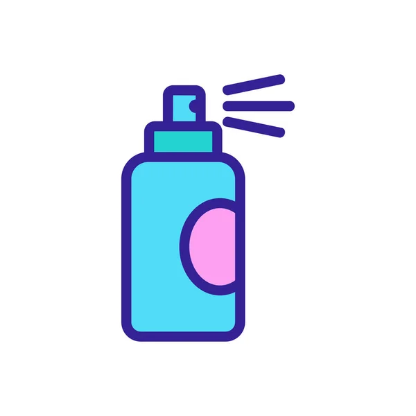 Spray Vízálló Ikon Vektor Permet Vízállóság Jelzésére Színes Szimbólum Illusztráció — Stock Vector