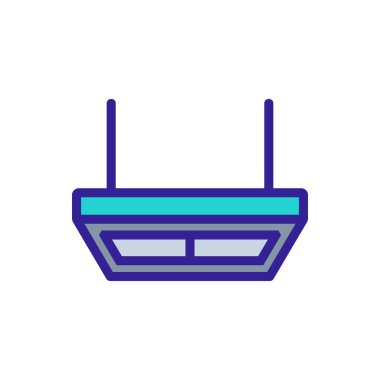 Mutfak ikonu vektörü için düz başlıklar. Mutfak tabelası için düz başlıklar. renk sembolü çizimi