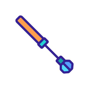 Uzun tutucu simge vektörü ile el çırpma. Uzun tutucu işareti olan el çırpışı. renk sembolü çizimi