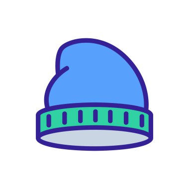 Çorap bere ikon vektörü. Çorap bere işareti. renk sembolü çizimi