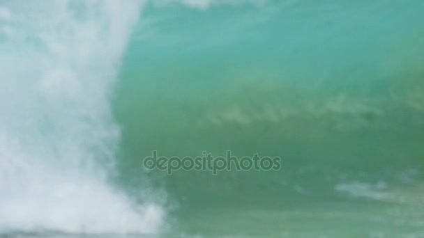 Onde oceaniche sfocate — Video Stock