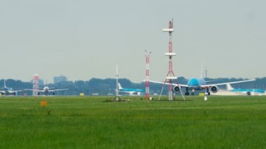 KLM hava yolları Boeing 777 kalktıktan