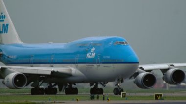 Boeing 747 jetin Taksilemek Klm Havayolları