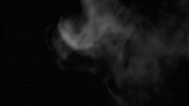 Suprapunere de fum alb — Videoclip de stoc