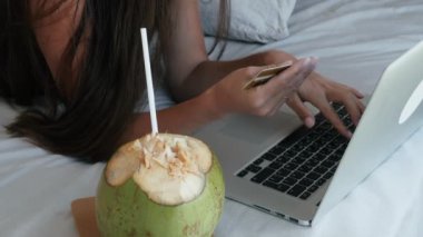 Purchasing via plastic card in vacation