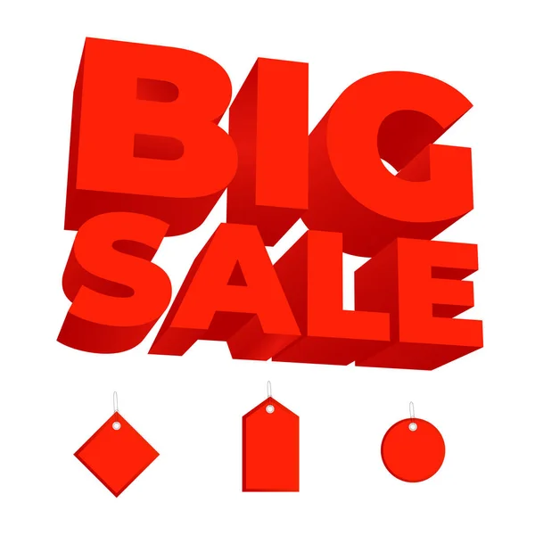 Büyük satış etiketleri var. Büyük harfler büyük satış. Kırmızı stil.
