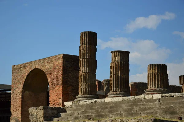 Pompei harabelerine yakın çekim