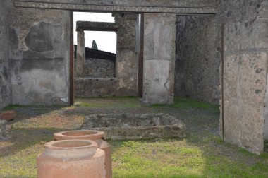 Pompei harabelerine yakın çekim