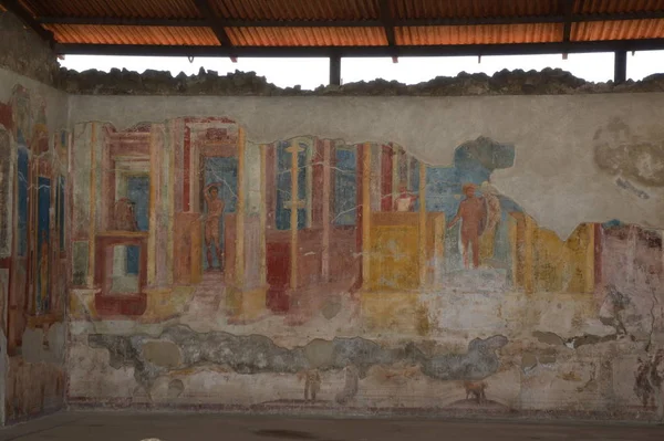 Pompei harabelerine yakın çekim