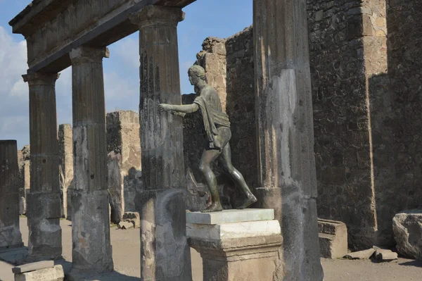 Pompei harabelerine yakın çekim