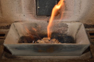 Yangında ahşap granül 