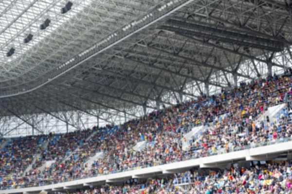 Steht in einem Stadion für Sportveranstaltungen. — Stockfoto