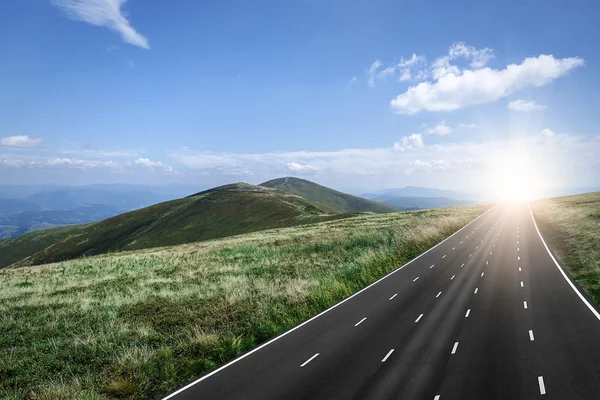 Weg in Bergen. — Stockfoto