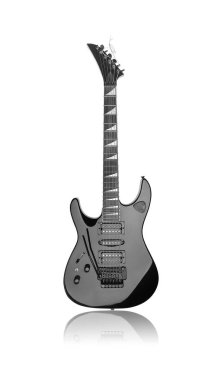 elektro gitar izole.