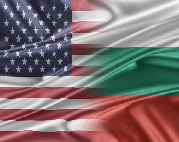 USA i Bułgaria. — Zdjęcie stockowe