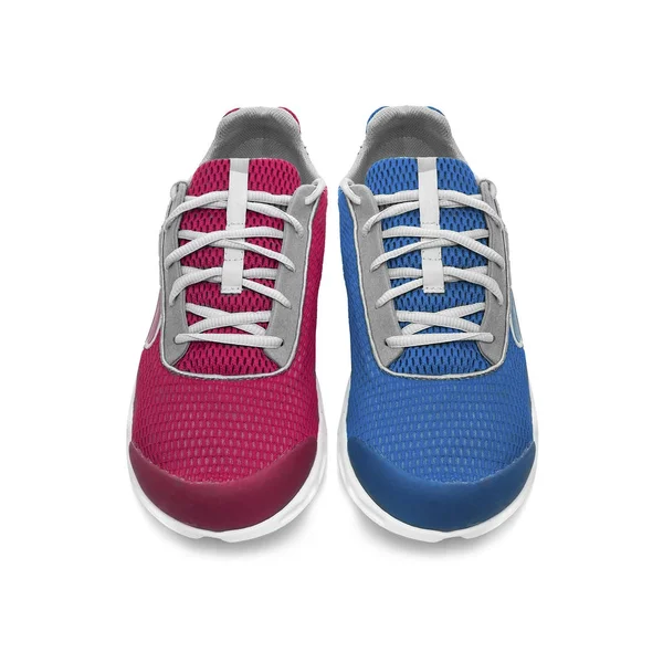 Paire de baskets multicolores . — Photo