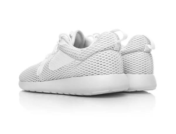 White unbranded sneakers. — Stock Photo, Image