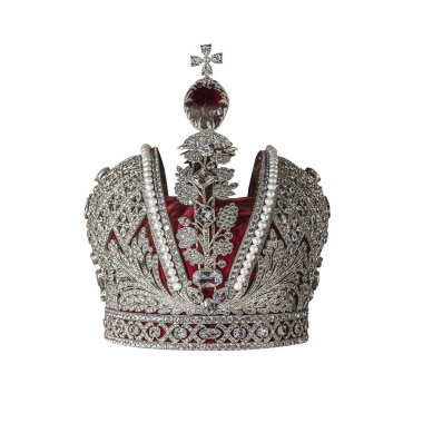 Gümüş crown jewels ile.
