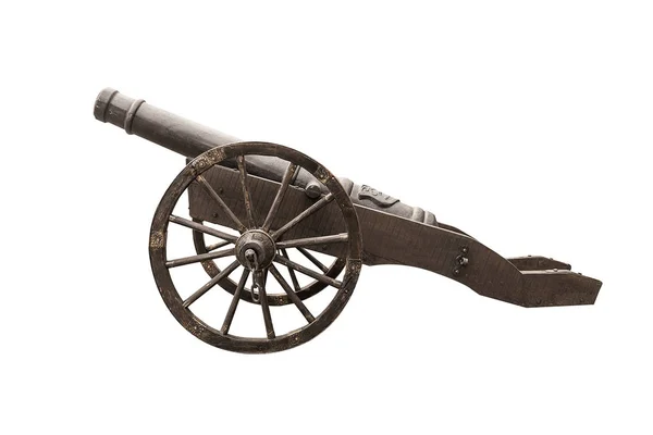 分離されたアンティークの大砲. — ストック写真