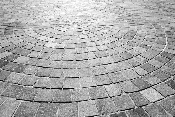 Stone path at the old town. Texture, close up.