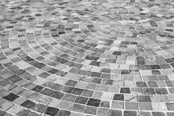 Stone path at the old town. Texture, close up. — Stock Photo, Image