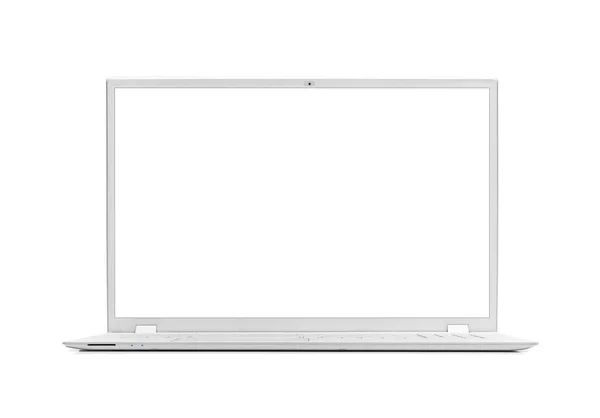Moderner Laptop isoliert. — Stockfoto
