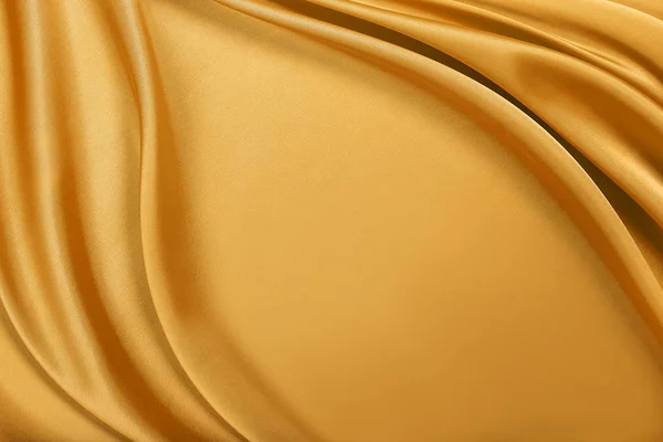 Gouden zijde satijn. — Stockfoto