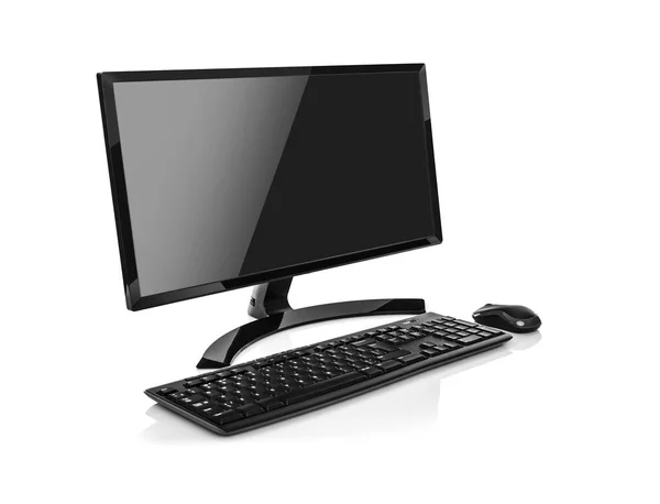 İzole Modern Pc bilgisayar. — Stok fotoğraf