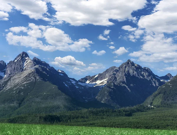 Tatra Montanhas paisagem . — Fotografia de Stock