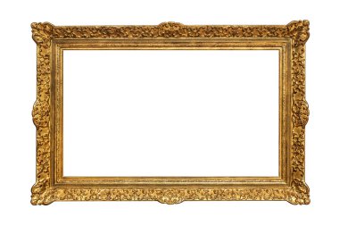 antika altın çerçeve.