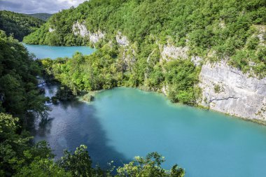 milli park plitvice gölleri. Hırvatistan.