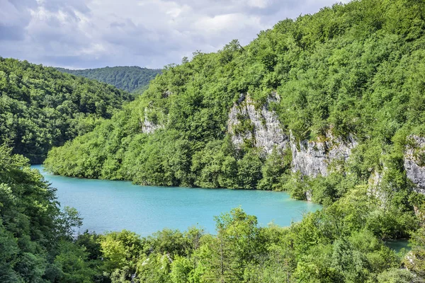 Parque Nacional Lagos Plitvice. Croácia . — Fotografia de Stock