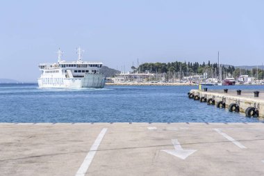 Deniz feribot Split şehir.