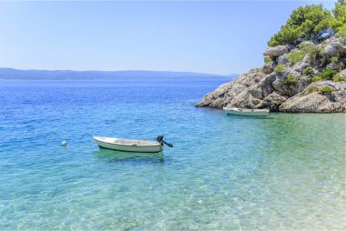 Brela Makarska Riviera Beach. Hırvatistan.