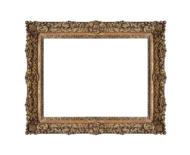 eski altın çerçeve.