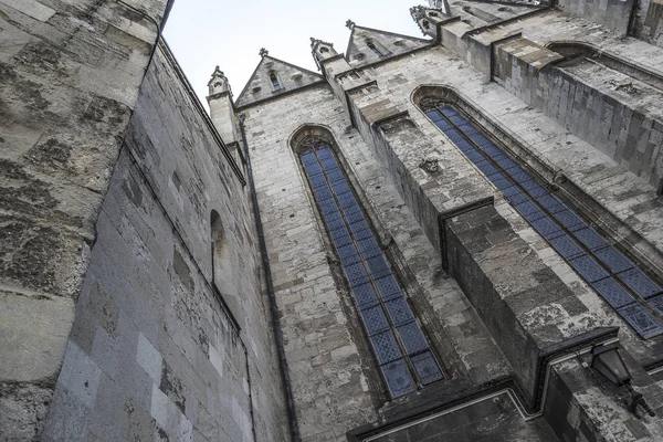 Catedral de Zagreb. Paredes laterais . — Fotografia de Stock