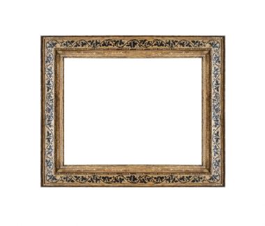 eski altın çerçeve.