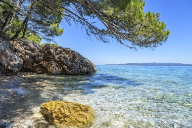 Blue Lagoon. Adriyatik Denizi kıyısında.