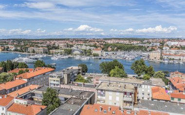 Zadar city Tower. Dalmaçya. Hırvatistan.