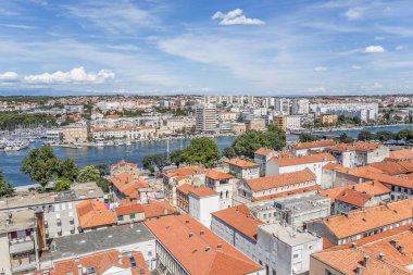 Zadar city Tower. Dalmaçya. Hırvatistan.