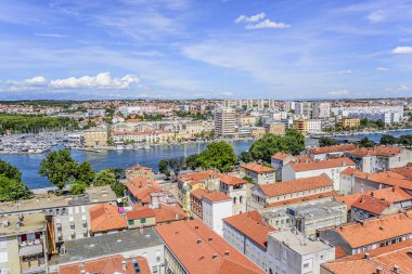 Zadar city Tower. Dalmaçya. Hırvatistan.