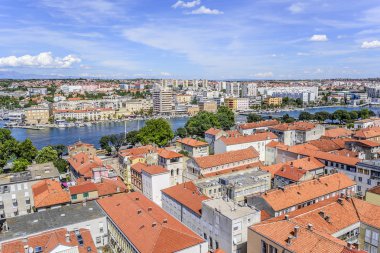 Zadar city Tower. Dalmaçya. Hırvatistan.