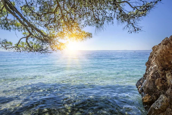 Blue Lagoon. Adriyatik Denizi kıyısında.