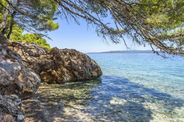 Blue Lagoon. Adriyatik Denizi kıyısında.