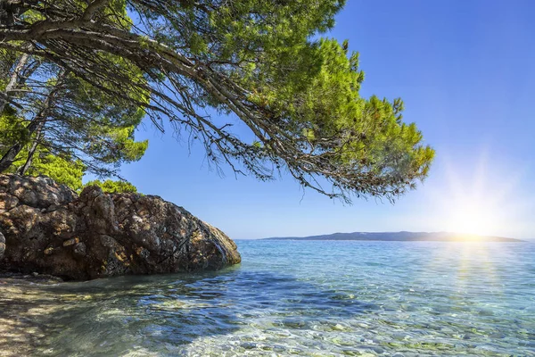 Blue Lagoon. Adriyatik Denizi kıyısında.