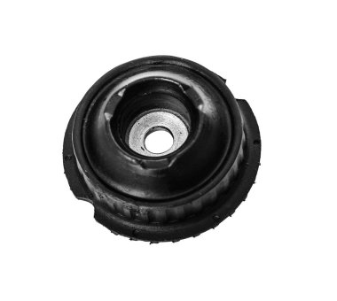 Darbe emici bir araba beyaz desteklemek.