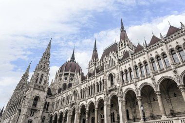 Macaristan Budapeşte 'deki Macar Parlamentosu.